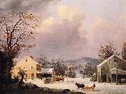 George Henry Durrie Jones Inn, Winter oil